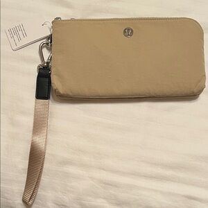 Lululemon Beige Wristlet